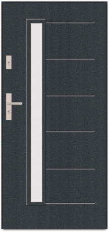 T60 - modern glazed external door