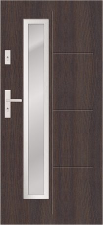 T52 S34 - modern glazed external door
