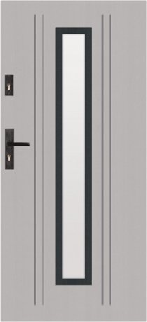 T49 S34 - modern glazed external door