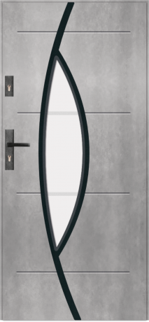 T50 - современные остекленные входные двери