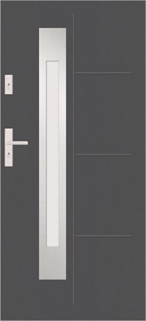 T52 - современные остекленные входные двери