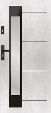 T55 - modern glazed external door