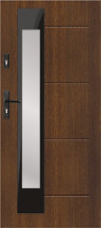 T55 - modern glazed external door