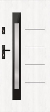 T62 - modern glazed external door
