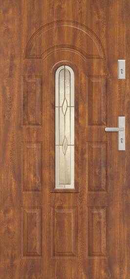 T20 - drzwi zewnętrzne przeszklone klasyczne, przeszklenie S18