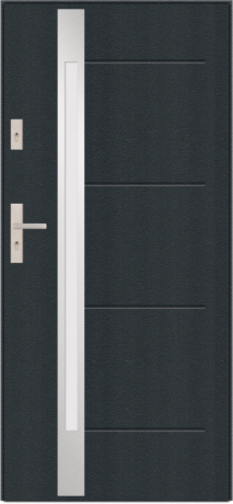 T53 - современные остекленные входные двери