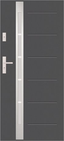T54 - современные остекленные входные двери