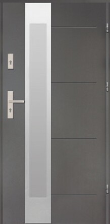 Drzwi T53 S37 w kolorze antracyt ciemny