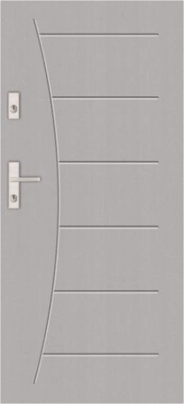 T45 - drzwi zewnętrzne antywłamaniowe z tłoczeniami nowoczesne