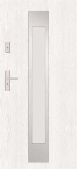 G - drzwi zewnętrzne przeszklone nowoczesne, przeszklenie S50