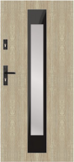G - modern glazed external door, S80  glazing