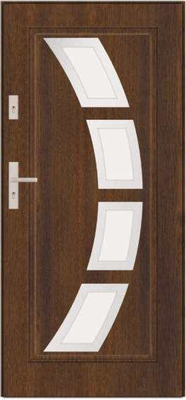 T21 - drzwi zewnętrzne przeszklone nowoczesne, przeszklenie S31
