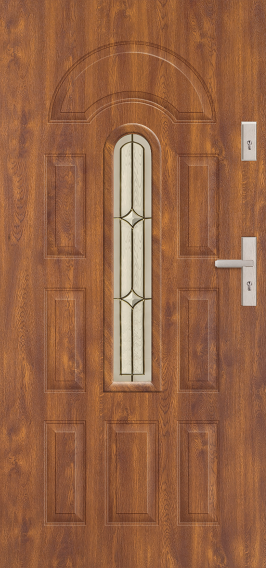 T20 - drzwi zewnętrzne przeszklone klasyczne, przeszklenie S17