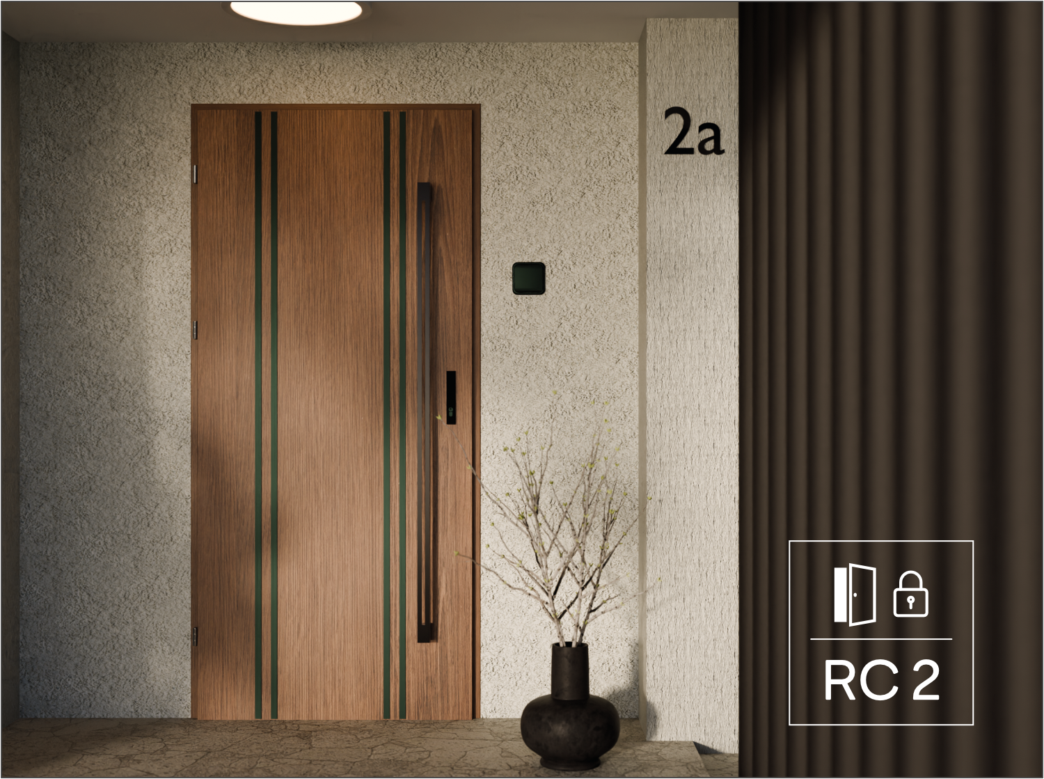 Antabs for RC2 sashes (class of doors with higher resistance to burglary)